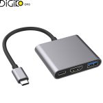 تبدیل تایپ سی به HDMI/USB/PD مینی تک