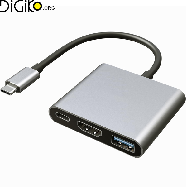 تبدیل تایپ سی به HDMI/USB/PD مینی تک