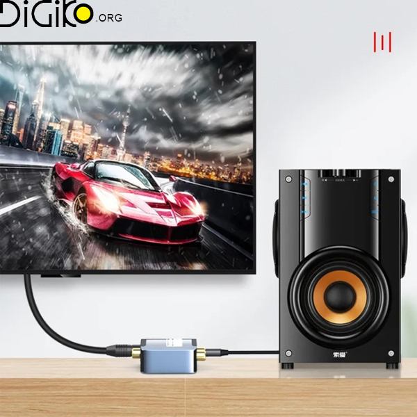 تبدیل اپتیکال به RCA مینی تک