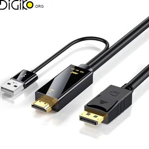 کابل HDMI به DP مینی تک 1.8 متری