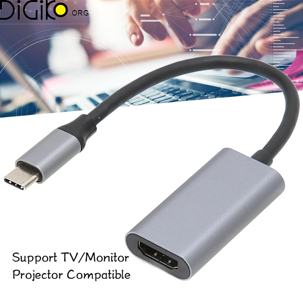 تبدیل تایپ سی به HDMI 4K 30Hz مینی تک