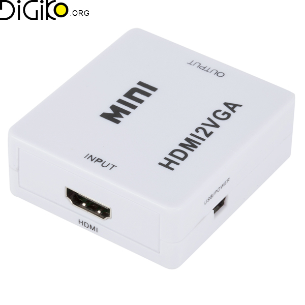 تبدیل HDMI به VGA دوسر ماده مینی تک