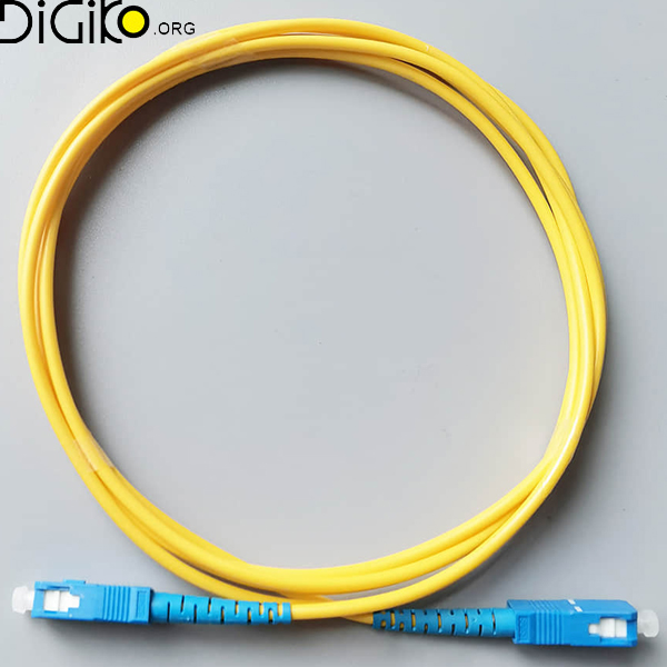 کابل پچ کورد فیبر نوری SC-SC مینی تک 5 متری