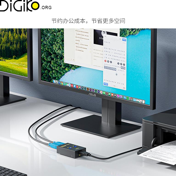 دیتا سوئیچ 2به1 USB دستی مدل JH-Q320