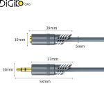 کابل افزایش طول 1به1 AUX مینی تک 10 متری