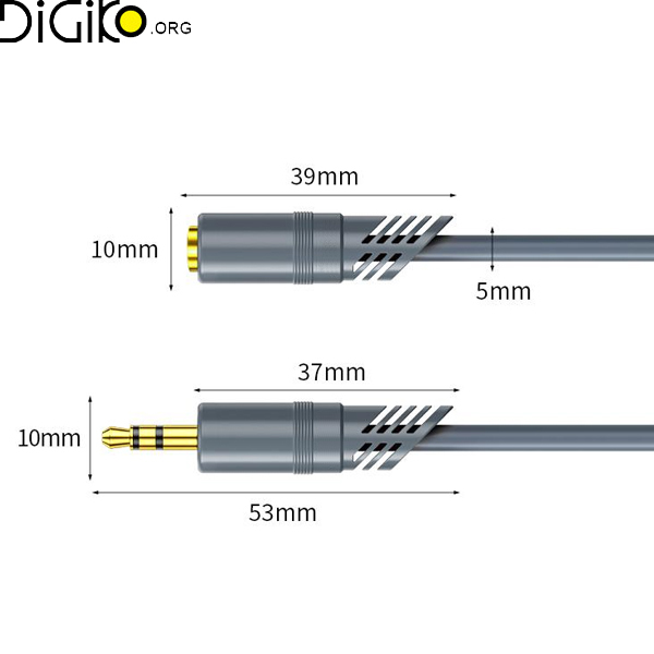 کابل افزایش طول 1به1 AUX مینی تک 10 متری