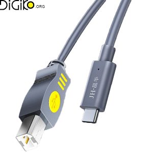 کابل تایپ سی به پرینتر USB برند JH متراژ 1.5 متر
