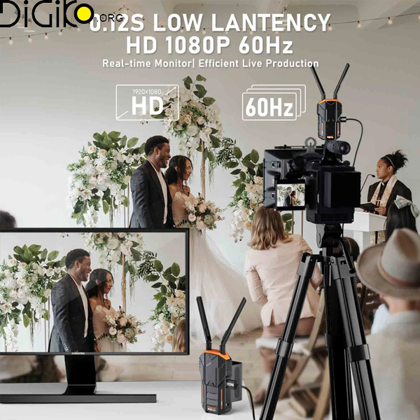 انتقال بی سیم HDMI تا 200 متر R100 PLUS Lemorele